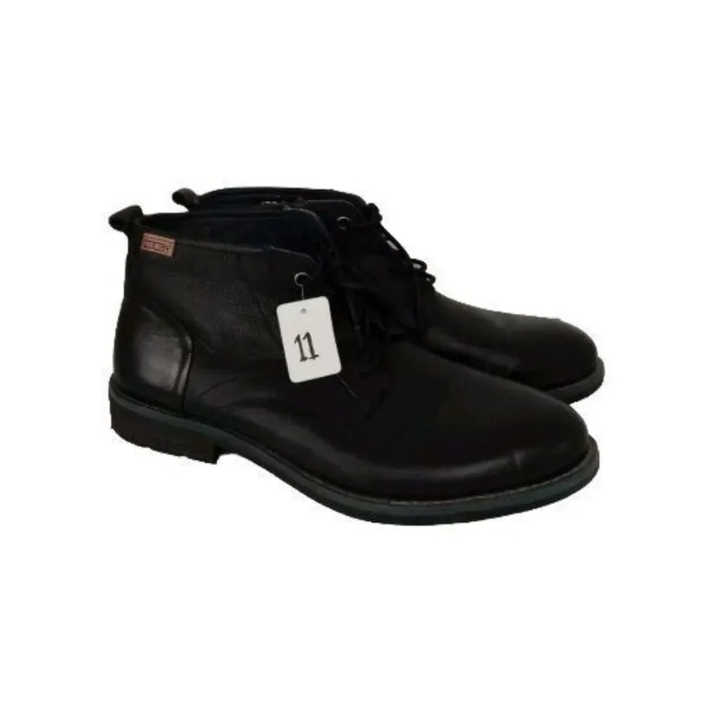 Pikolinos Chukka Boots Leather Ankle‎ Dress Casual Lace Up Black Size 11